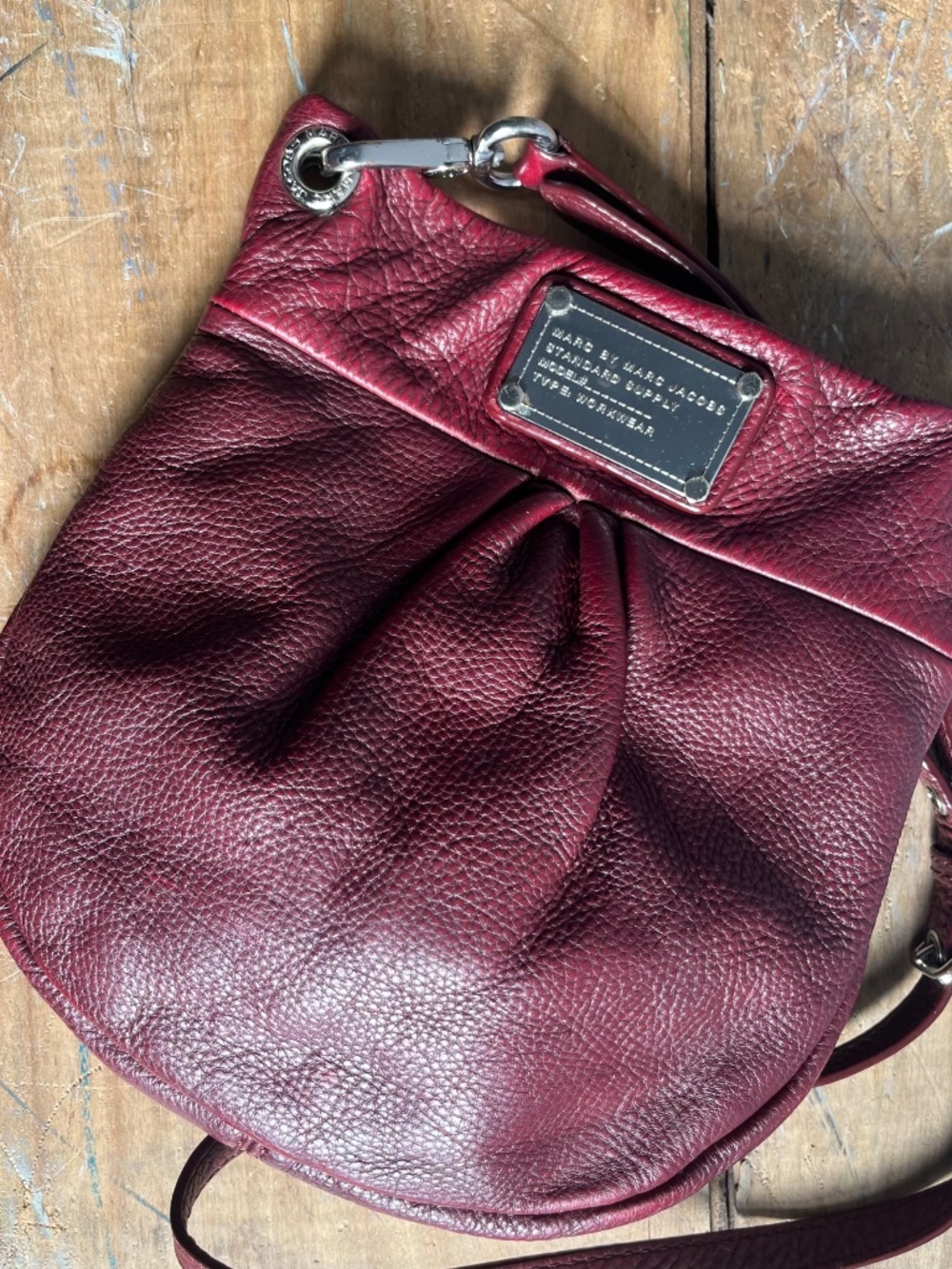 Marc by Marc Jacobs Mini Hillier Crossbody in Oxblood